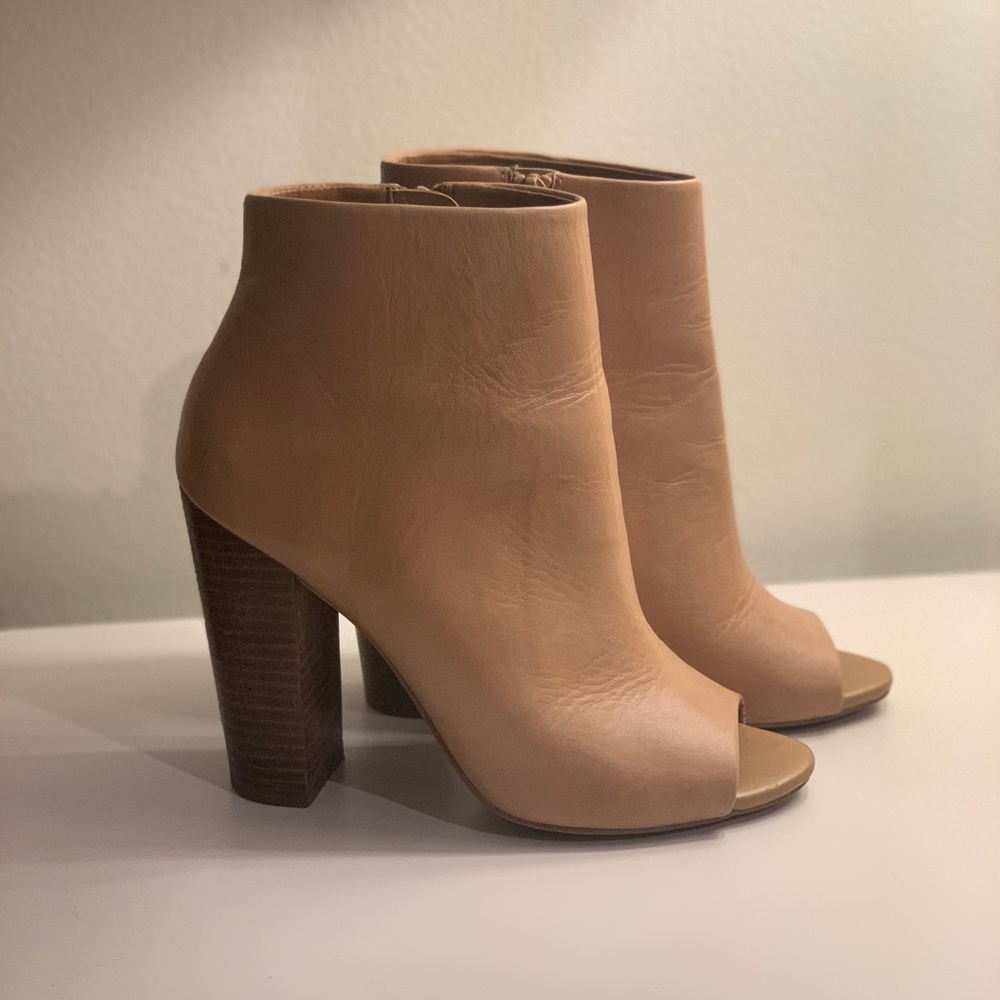 Aldo Peep Toe Booties - size 7